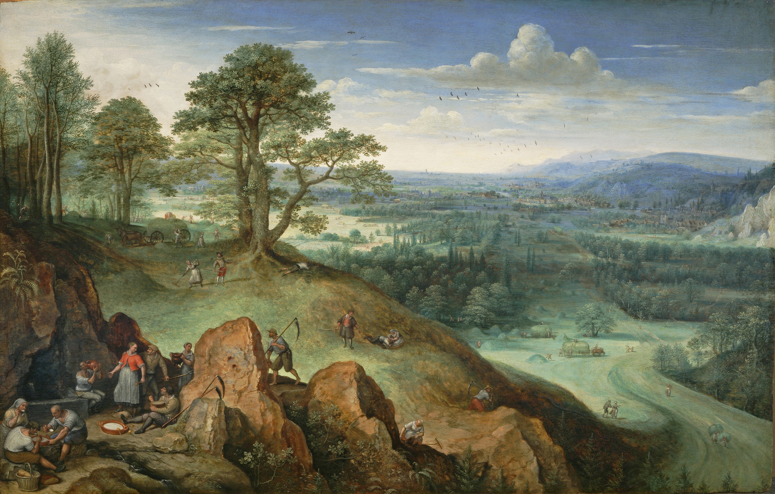 Summer: the Harvest (`Le Repas de Paysans')